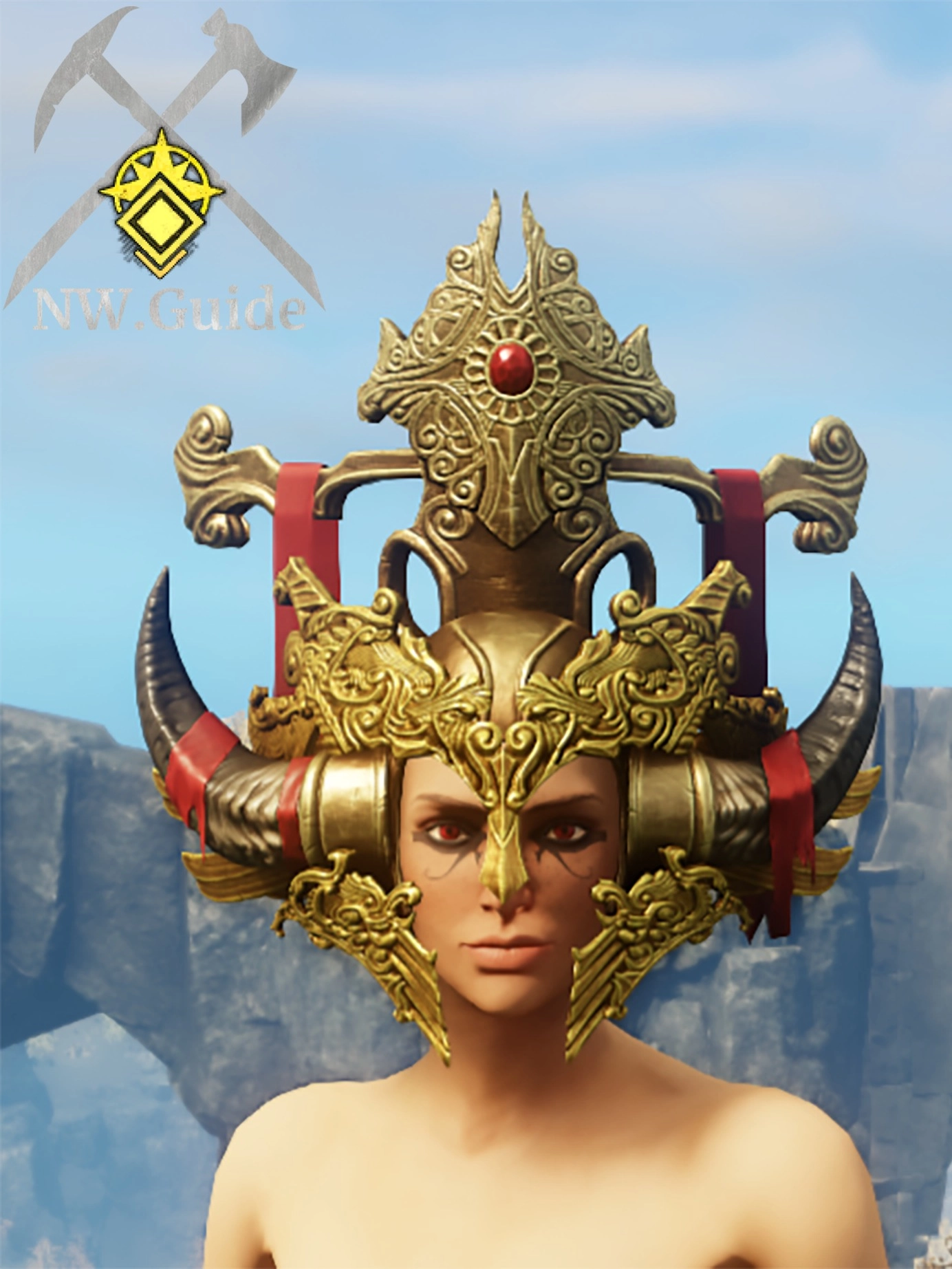 Front view photo of Empress Zhous Crown from Mutated Dynasty