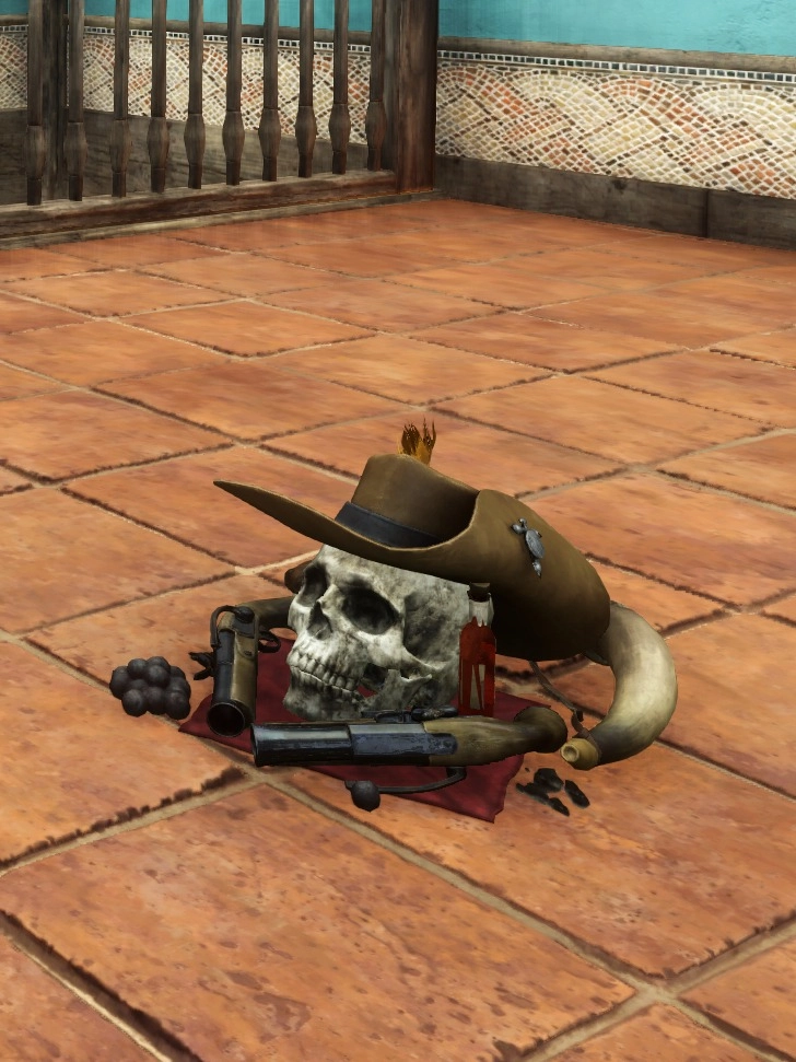 Skull With Fancy Hat