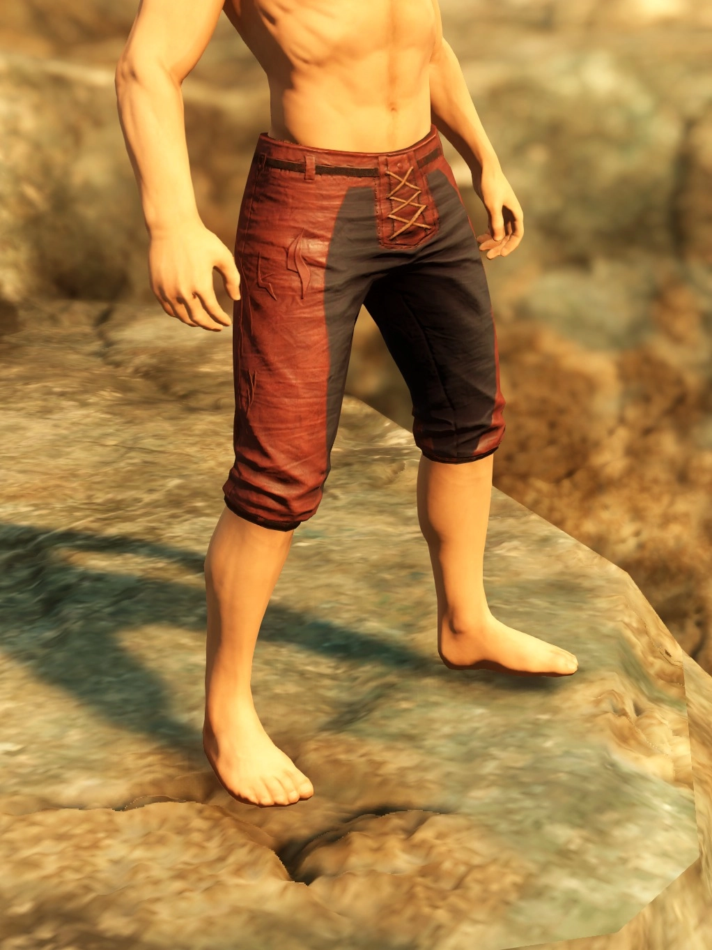 Corrupted Leather Pants