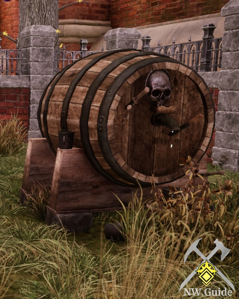 Screenshot of Pirate Crew Keg on the backyard