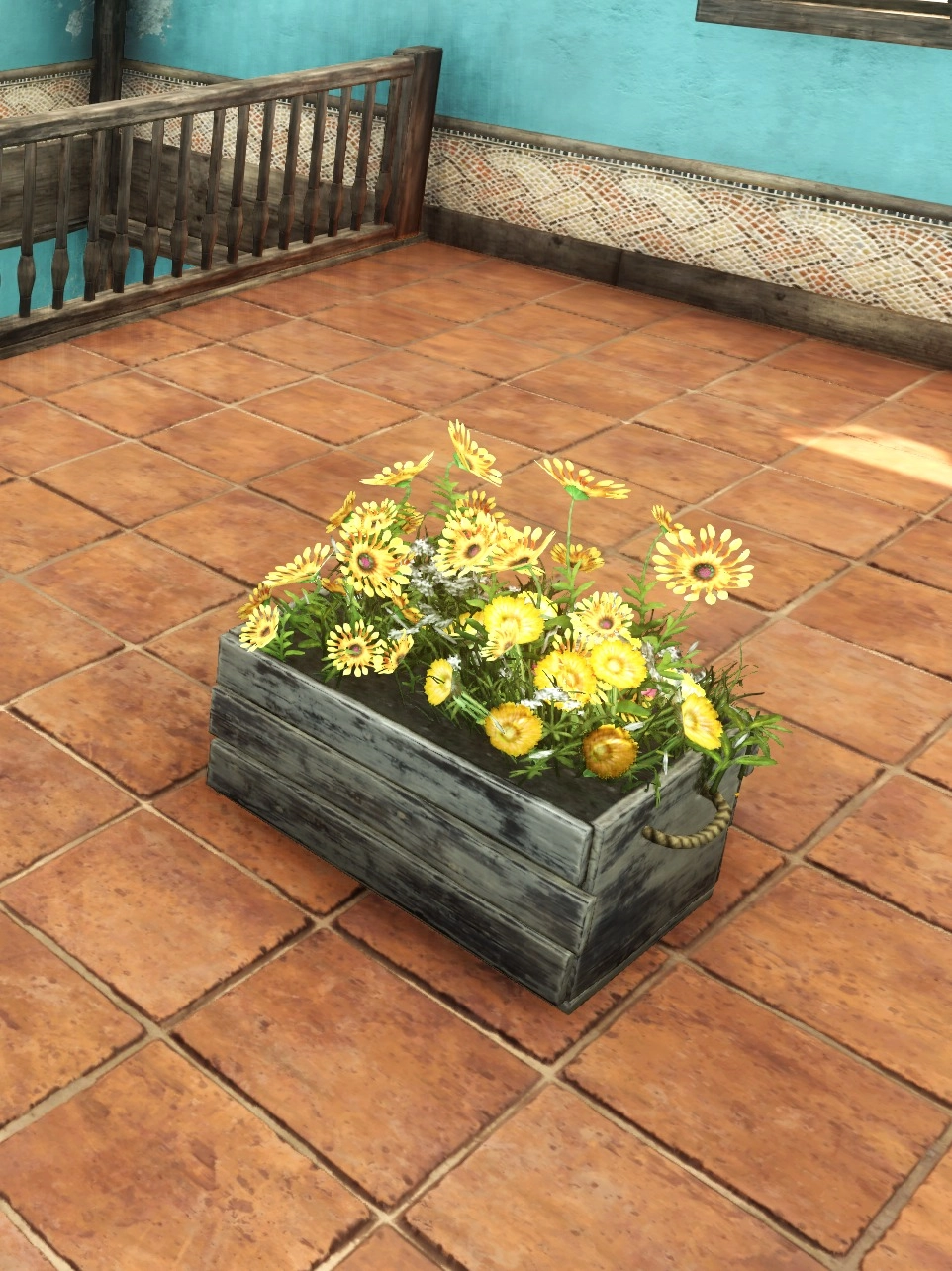 Crate of Flowers