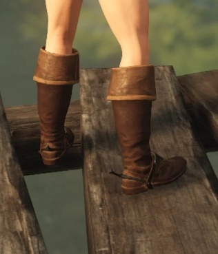 Back side screenshot of the Rescuer Boots