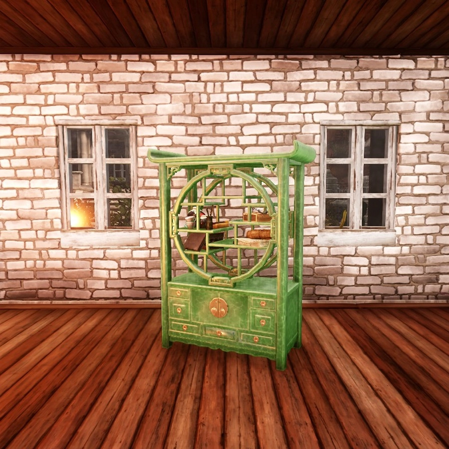 Large Jade Bookcase in Everfall Housing