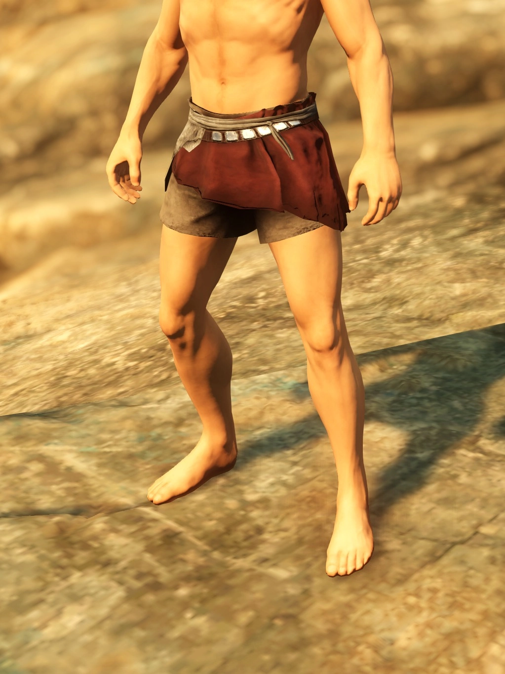Leather Gladiators Skirt