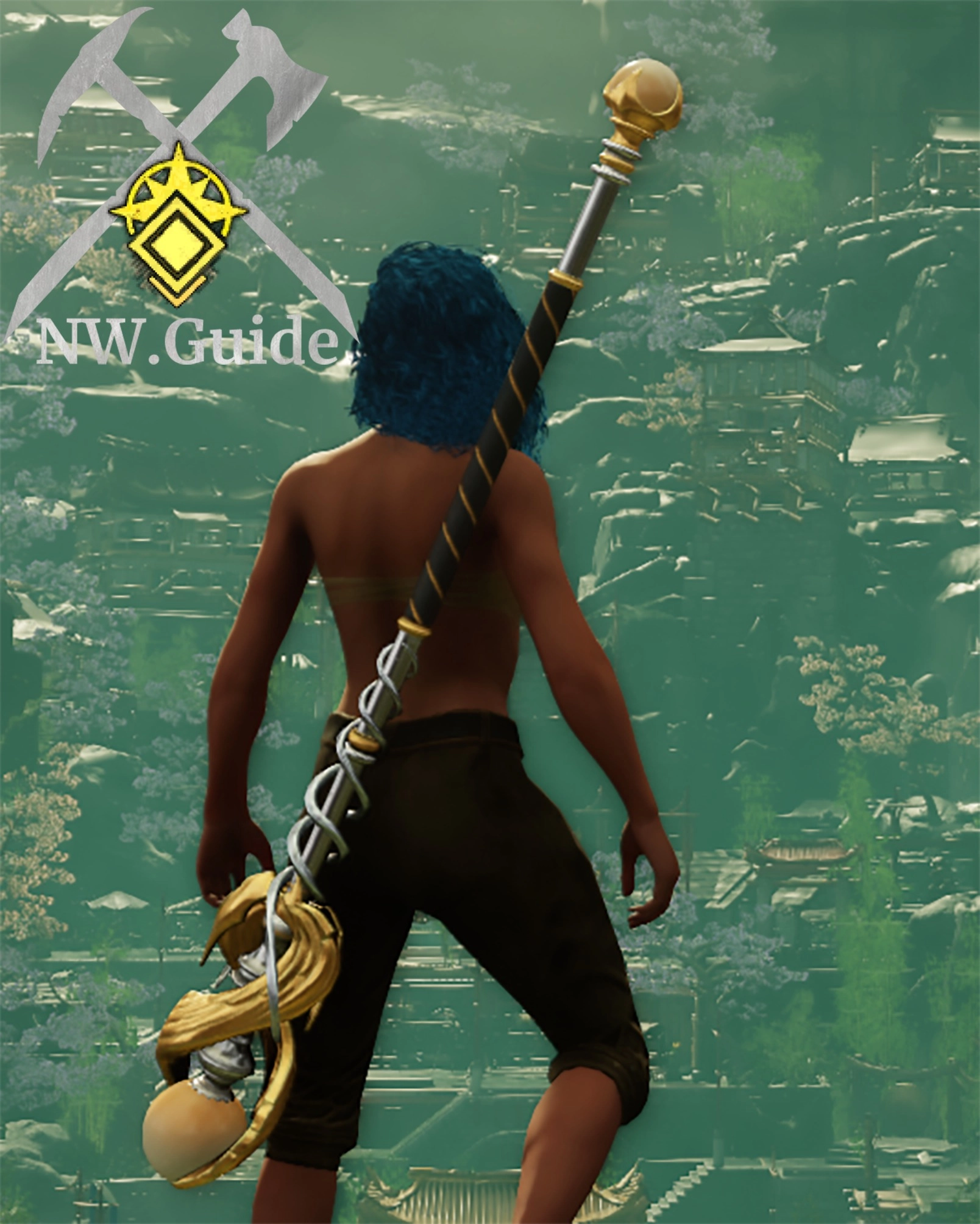 Photo of the Harmonic Restoration skin for life staff