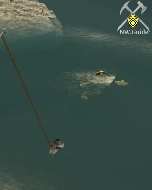 Screenshot of Medium Halibut being hooked