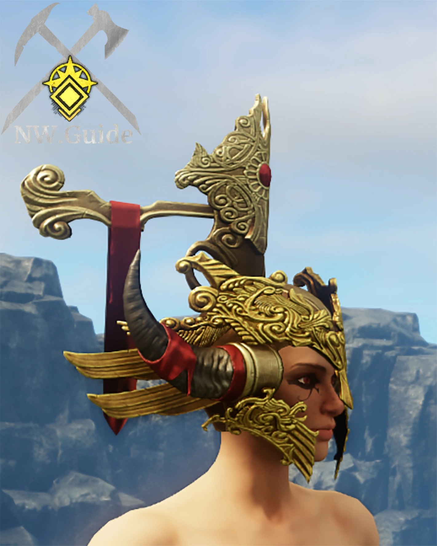 Photo of Empress Zhous Crown from the side