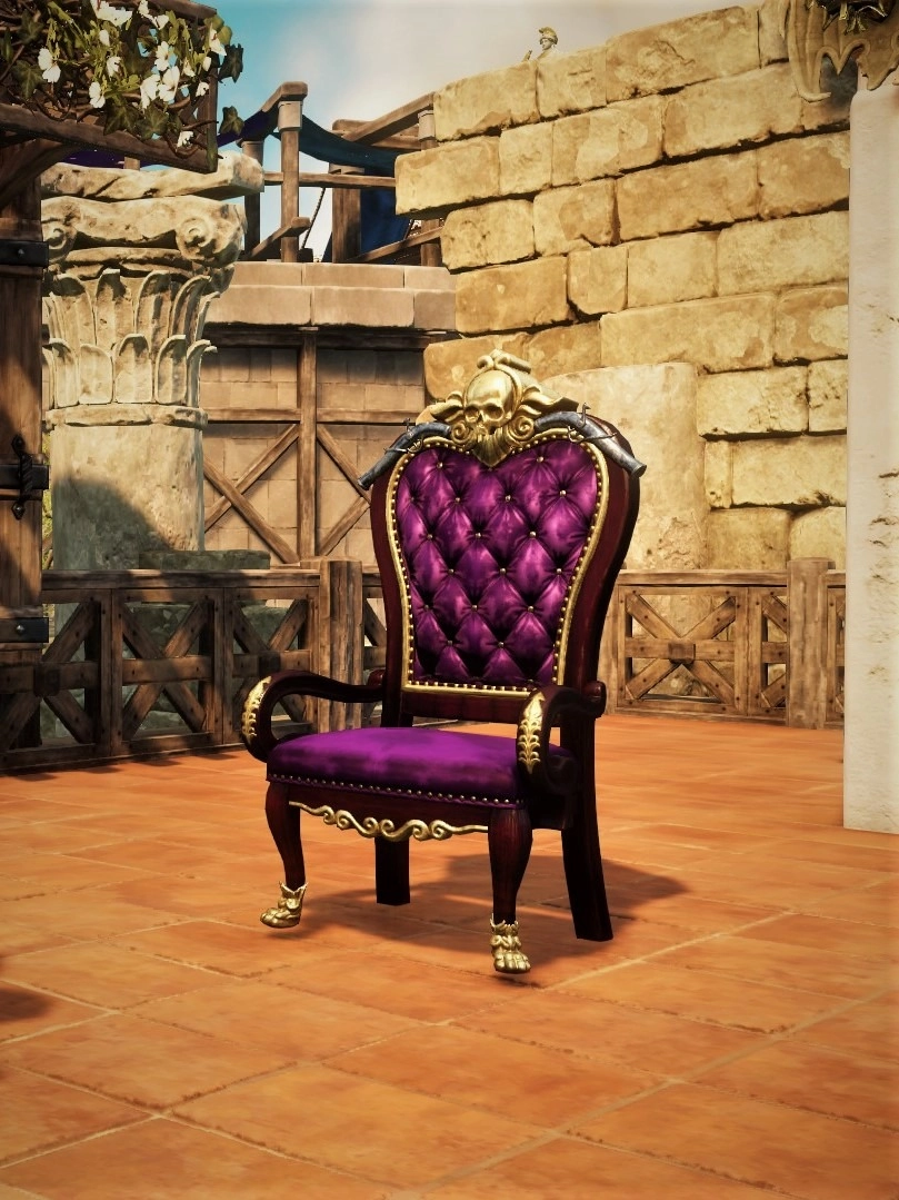 Gothic Velvet Armchair