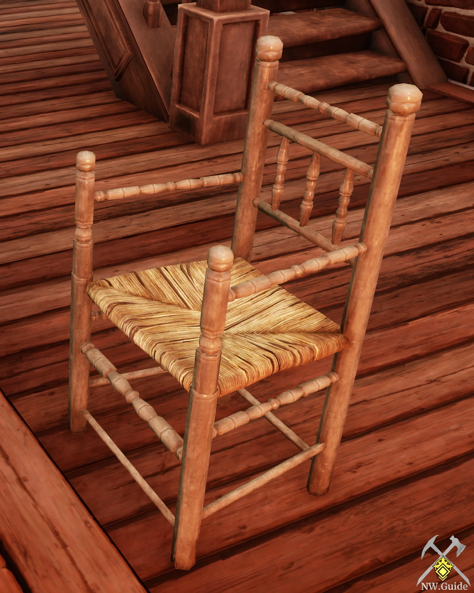 Maple Casual Chair closeup