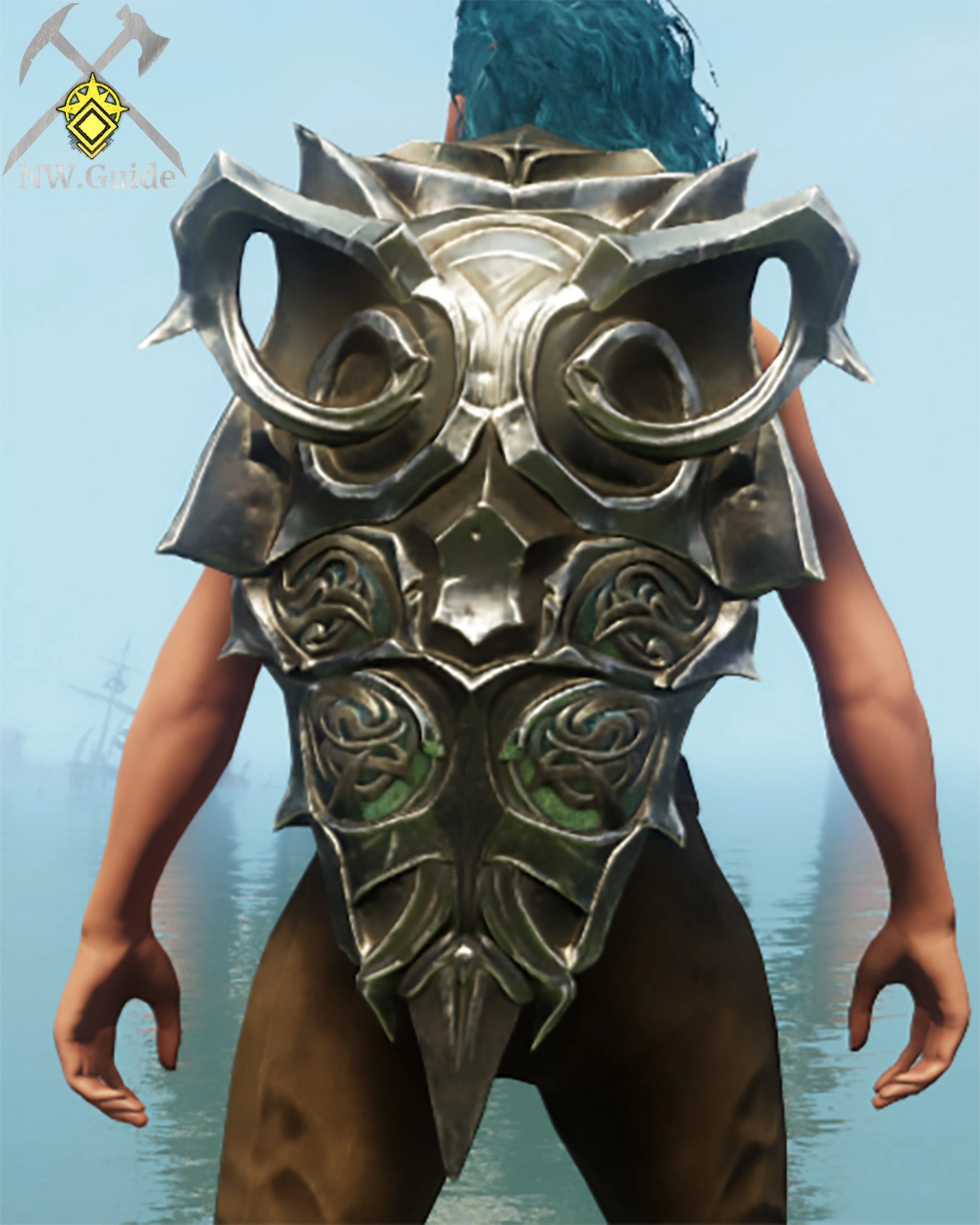 High res screenshot of the Abhorrent Reproach T5 Kite Shield