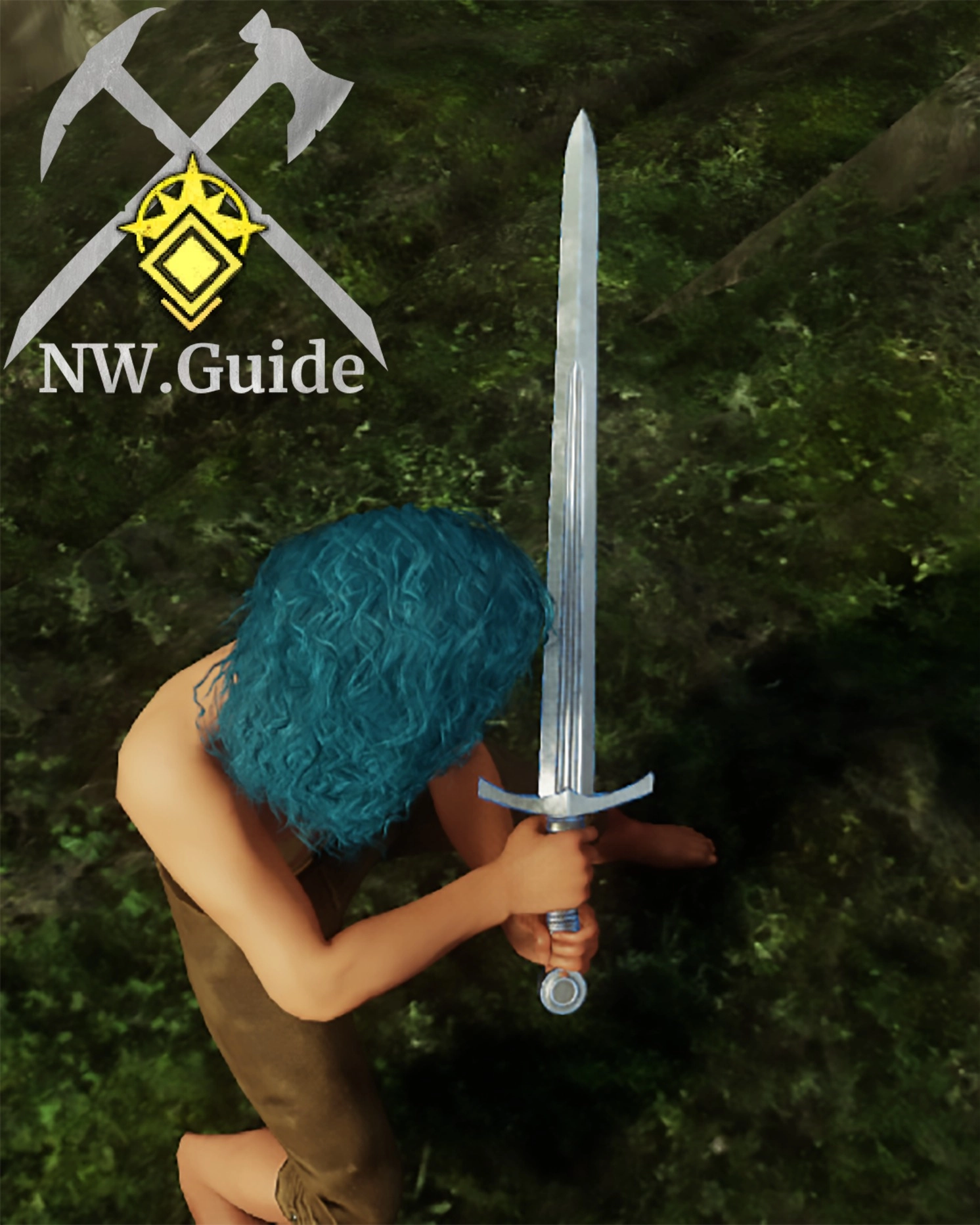 Starmetal Longsword Tier 4 used for blocking