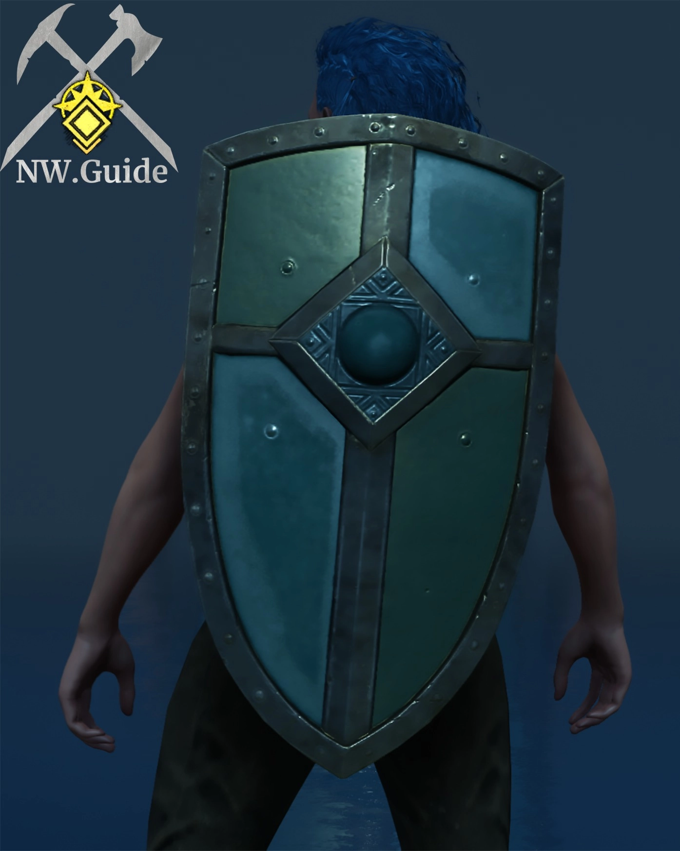 Screenshot of the Kite Shield of tier 3
