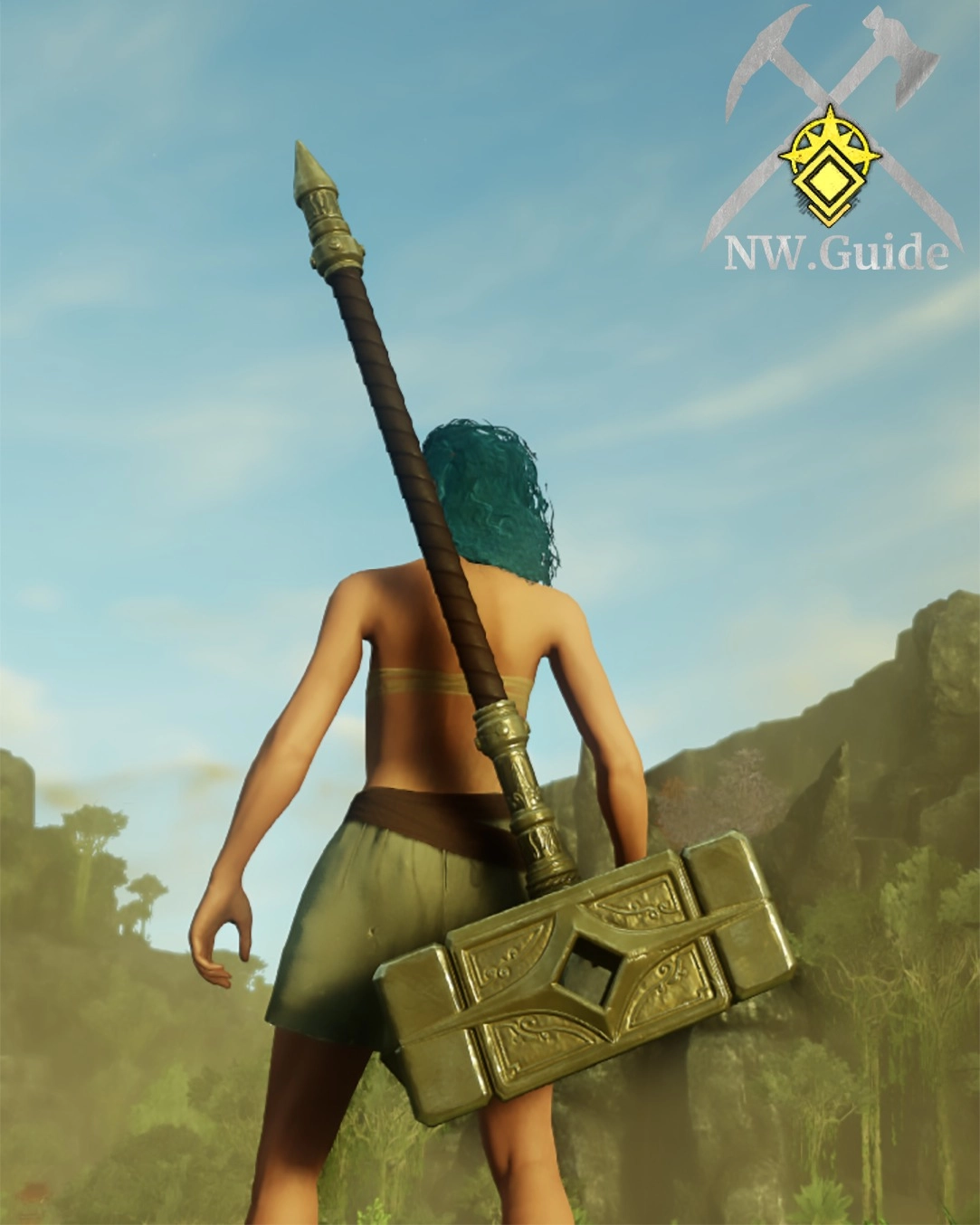 Screenshot of War Hammer T5 on the back of the char