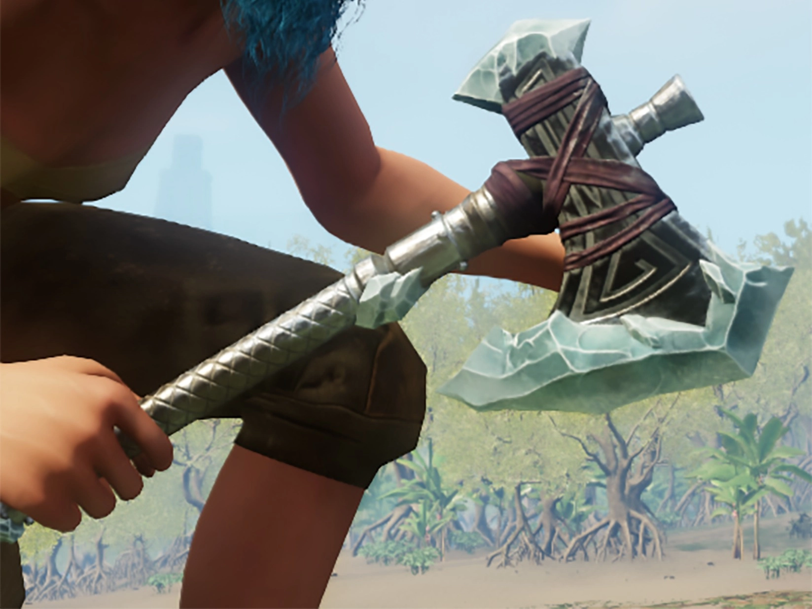 Screenshot of WC22 hatchet Frozen Shard