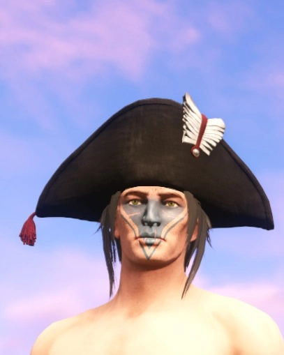 Officers Hat screenshot front view