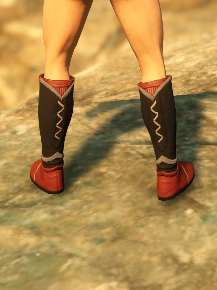 Corrupted Leather Boots