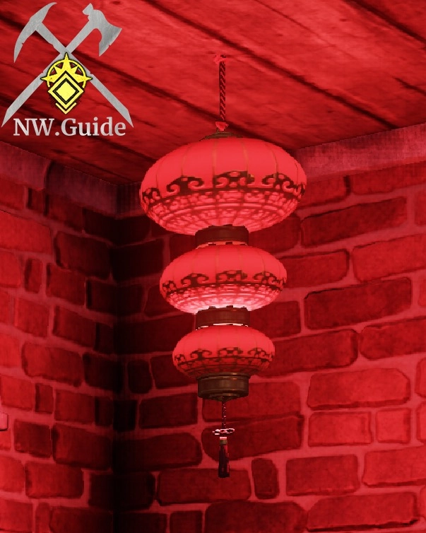 Close up of Lunar Hanging Lantern