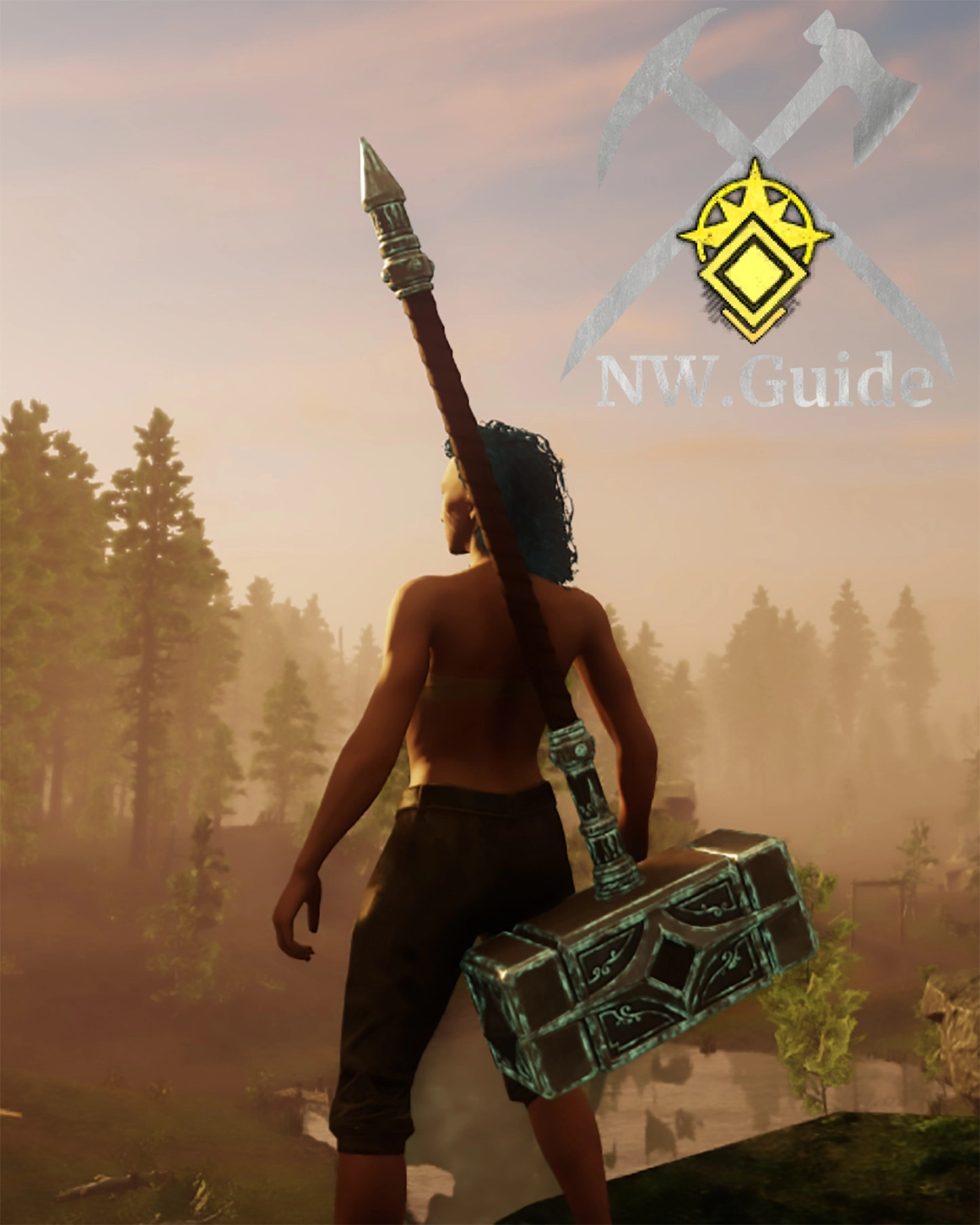 Photo of the crafted war hammer Sacred Demise T5