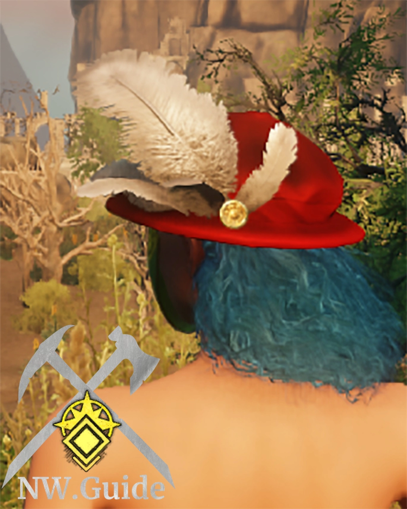 Picture of the T2 Conviviality Hat from the back