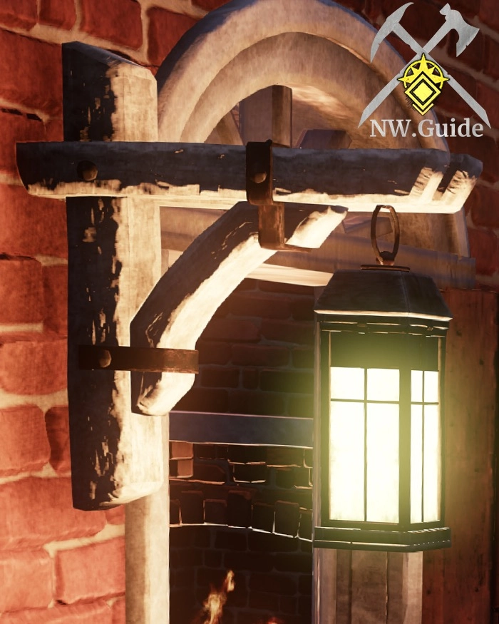 Warm Iron Sconce closeup screenshot