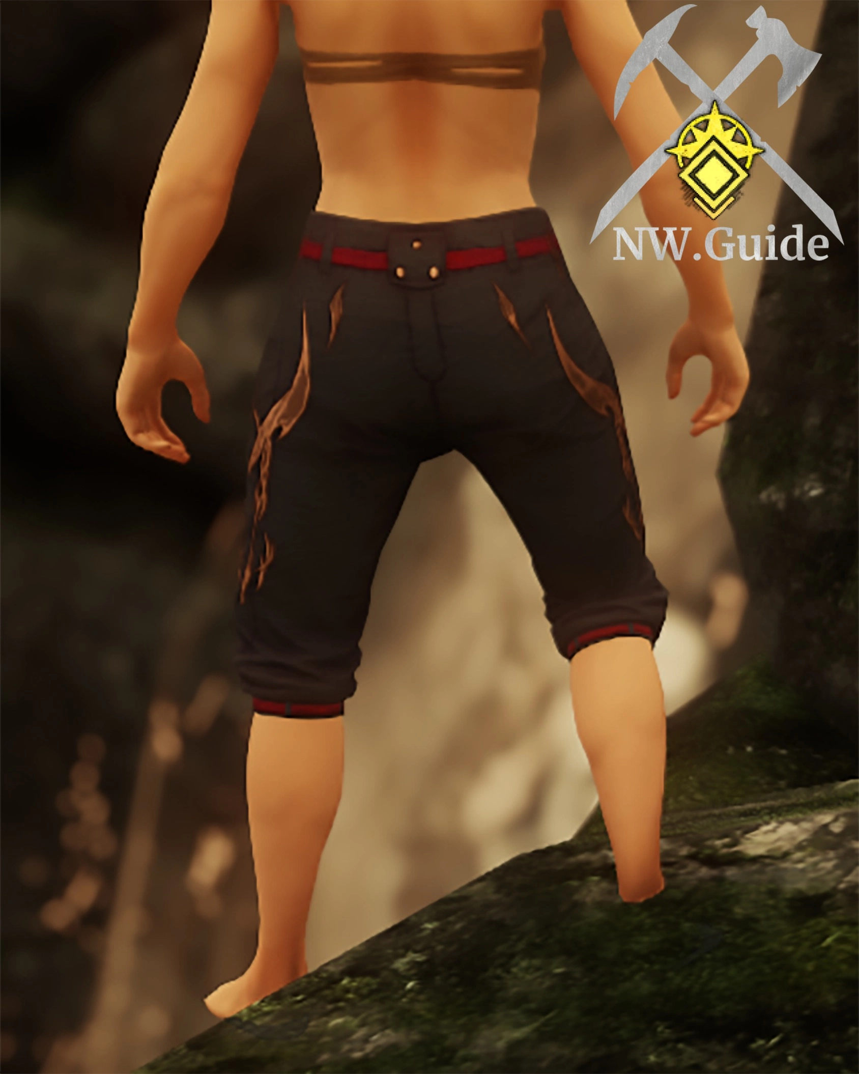 Screenshot of the back of the Corrupted Fanatic Pants T5