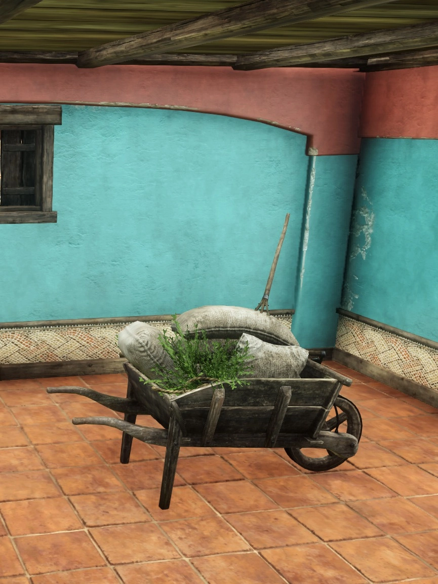 Wheelbarrow of Garden Supplies