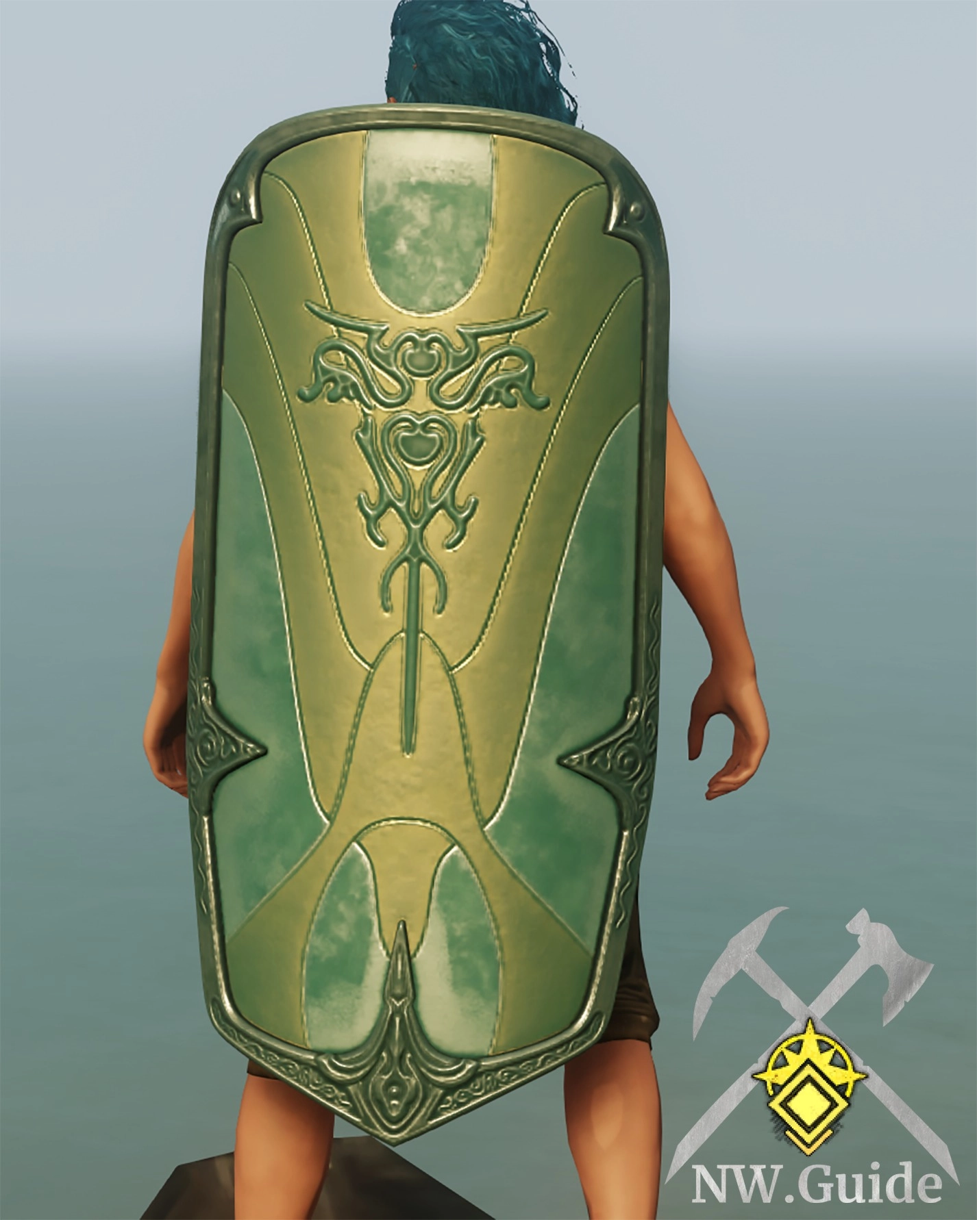 Highres screenshot of the Soaked Tower Shield T4