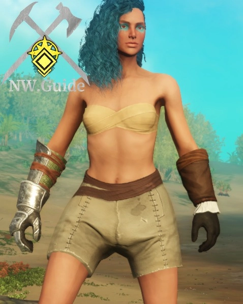 Photo of Shamanic Gloves T5 from the front of character