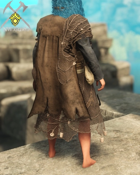 Vengeful Fishermans Smock observed from the back