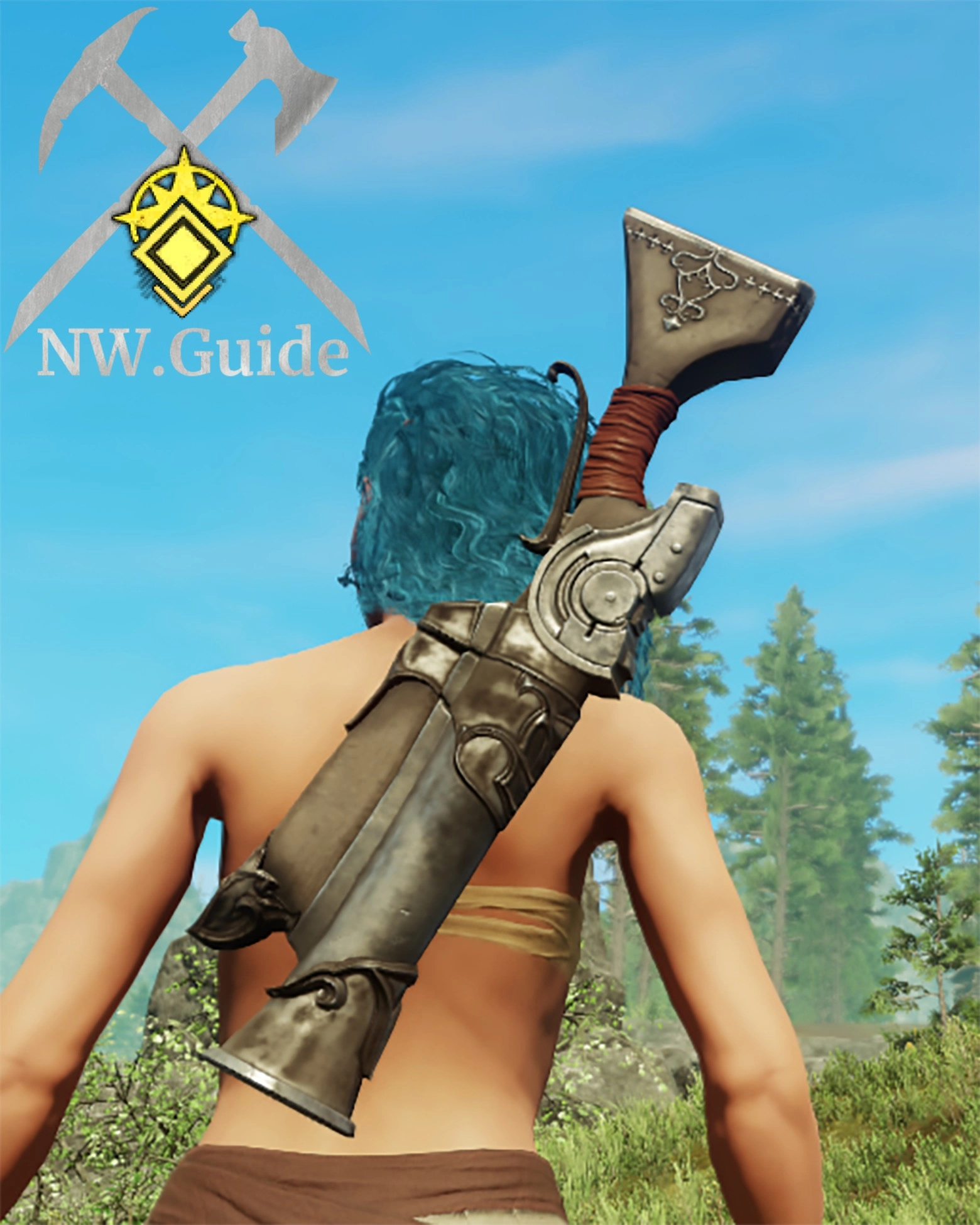 Photo of the Ancient Blunderbuss T5 on the back of the char