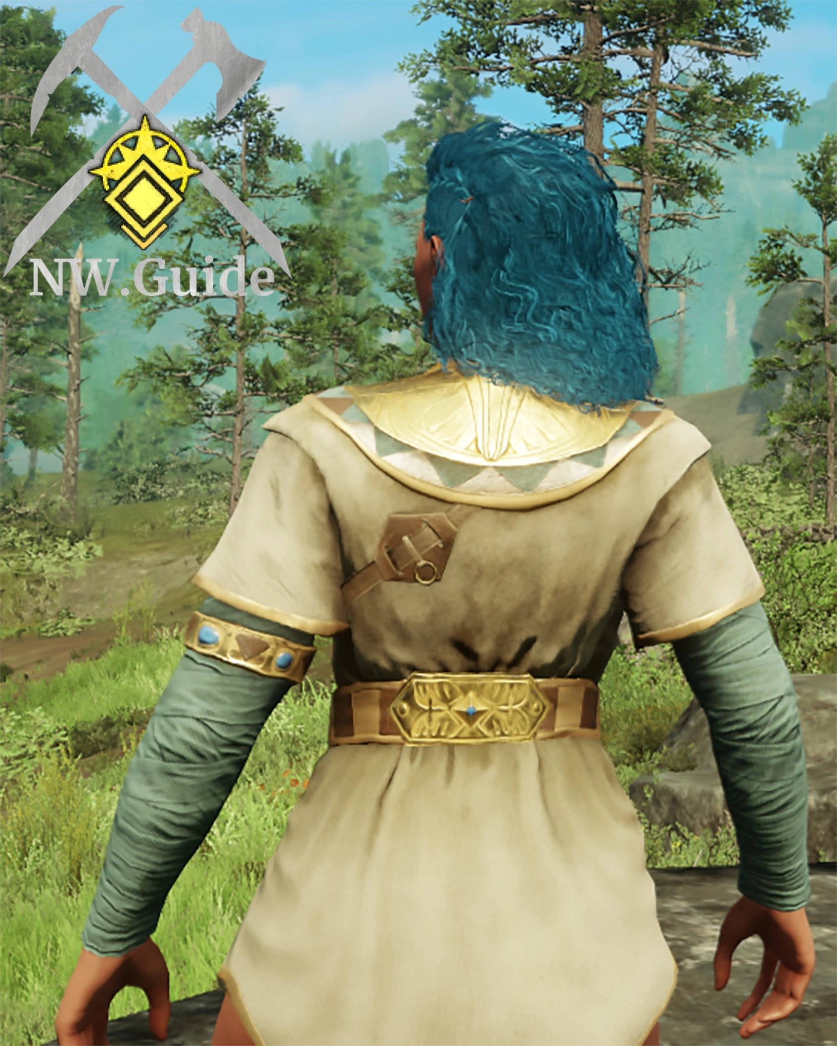 Screenshot of the back side of the Ancient Cloth Shirt T5