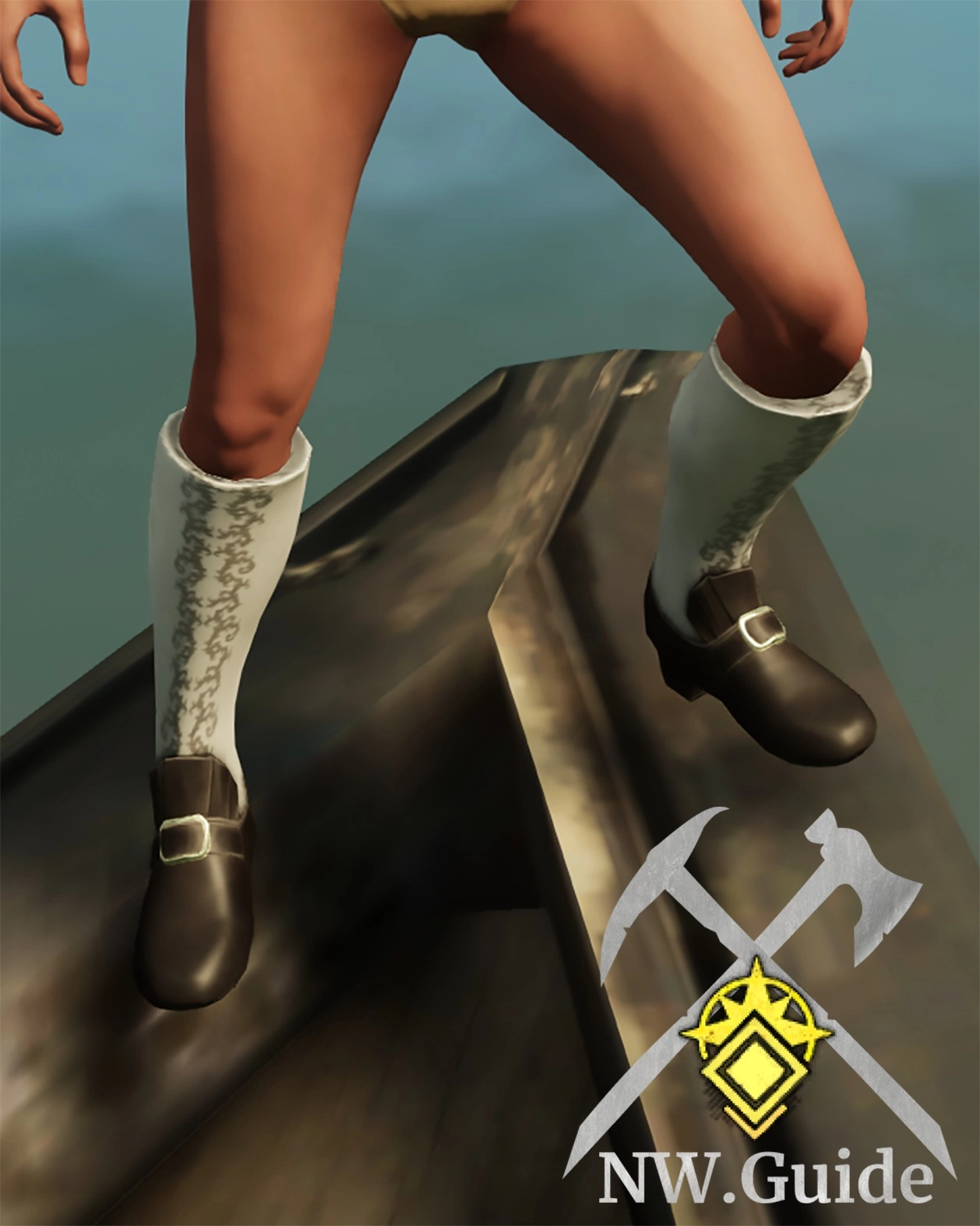 Screenshot of named tier 5 Armor Shoes for GS craft bonus