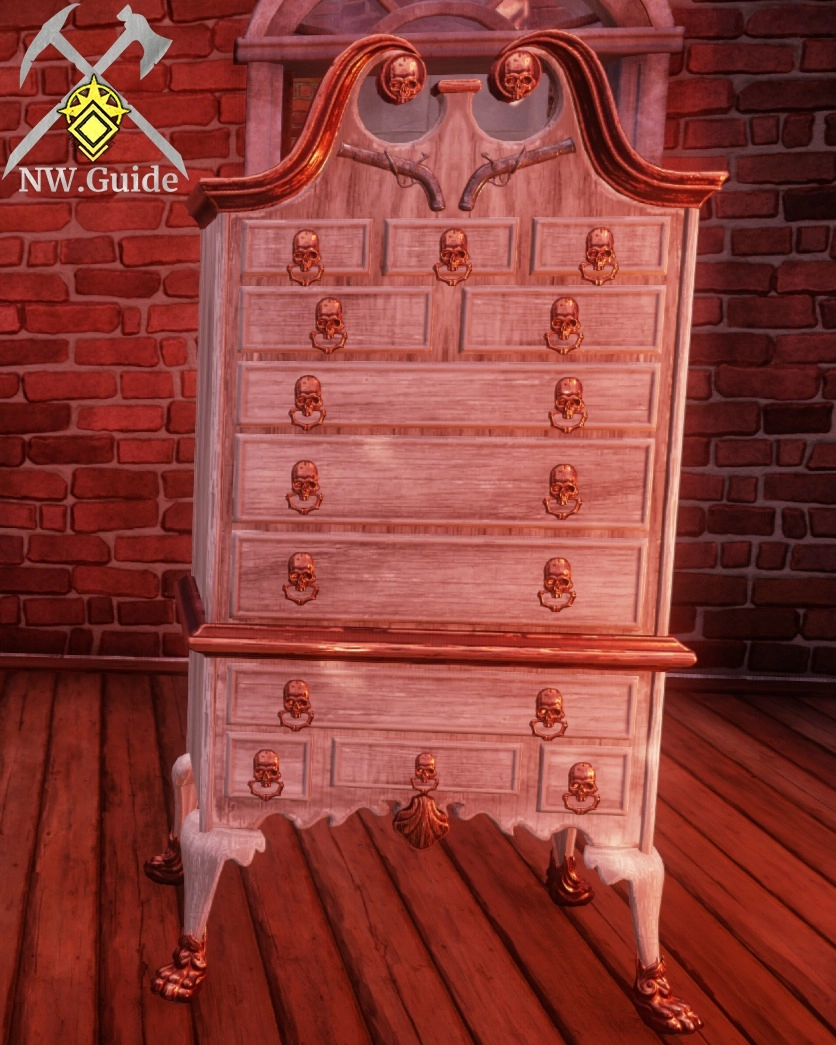 Screenshot of Salt stripped Tall Dresser in the house