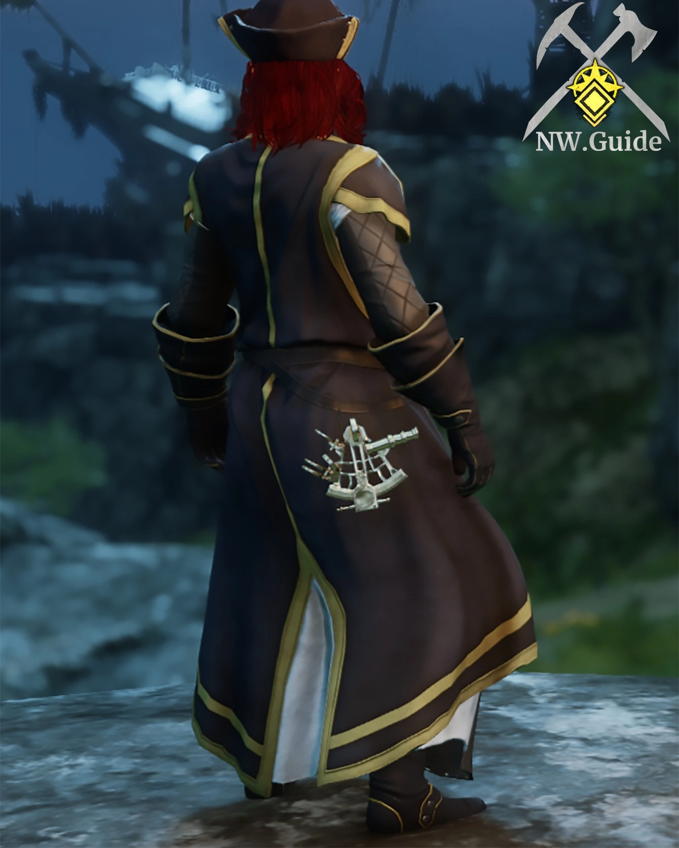 Photo of the back side of Concocters Armor Set