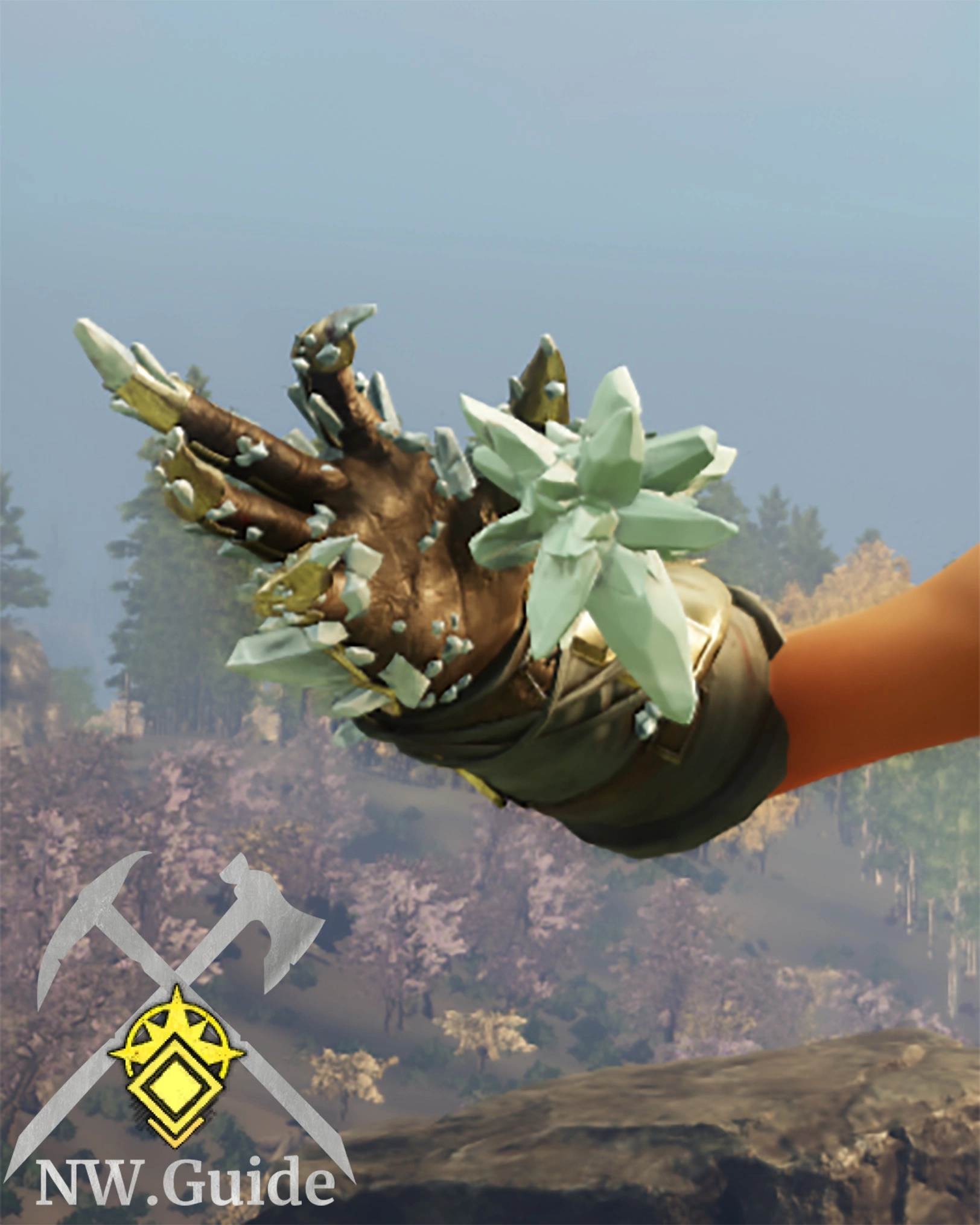 Photo of the crafted Lazarus Watcher Ice Gauntlet