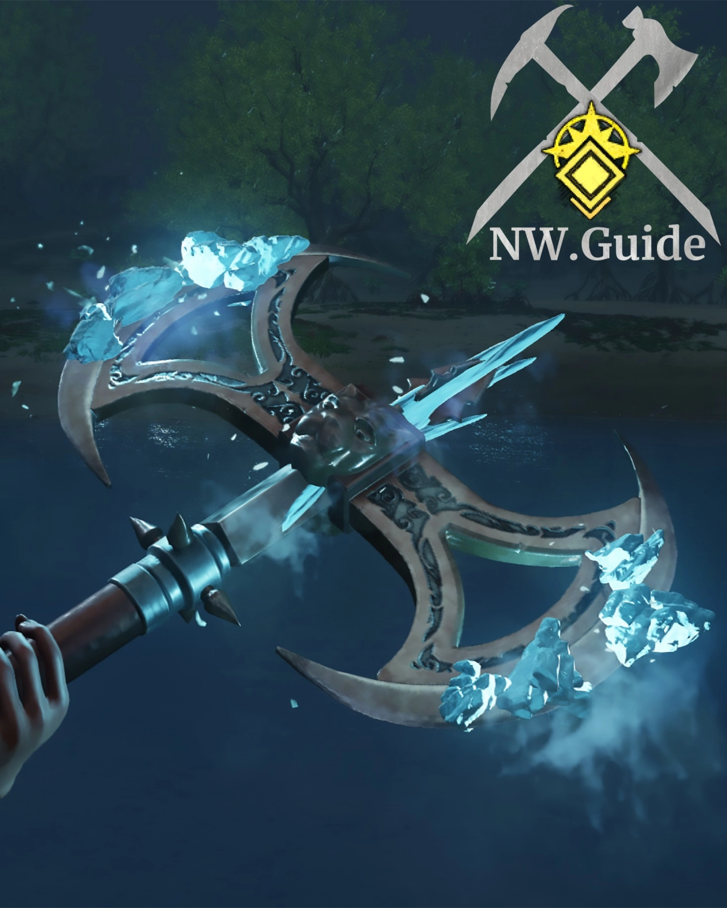 Screenshot of the ax head of the named GA Eternal Dusk of T5