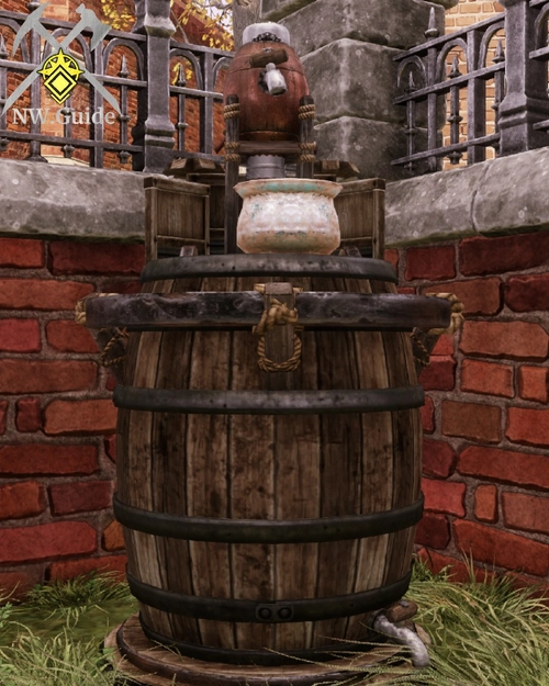 Screenshot of Copper Water Pump on the backyard