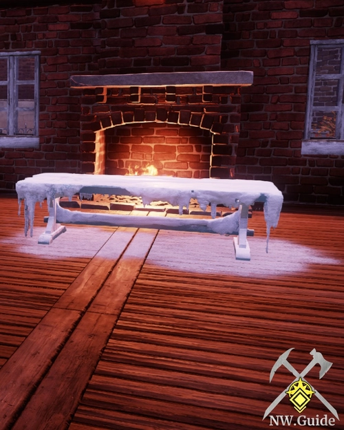 Screenshot of housing item Snowcapped Dining Table