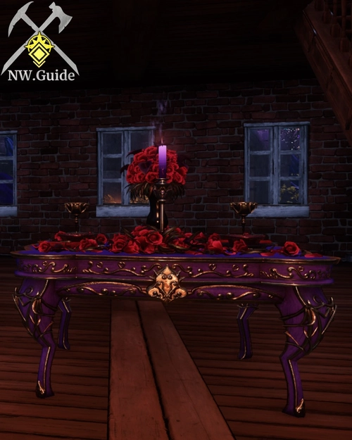 Front view photo of Romantic Dinner Table 