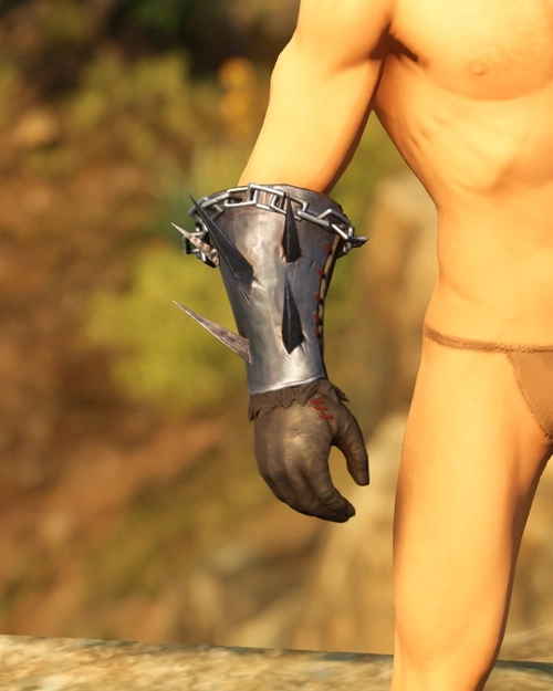 Corrupted Leather Gloves
