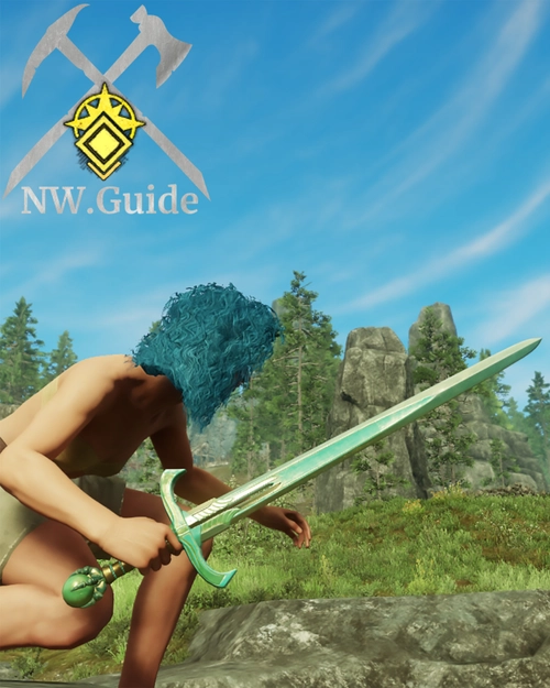 Daylight screenshot of the Soaked Sword
