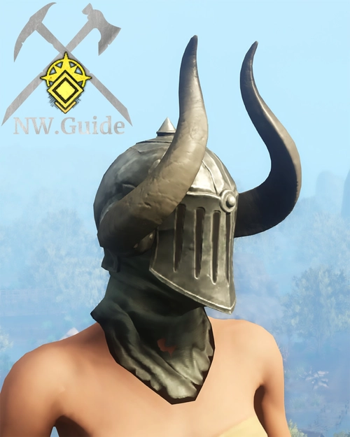 Screenshot of the Barbarian Bruisers Headdress from the side