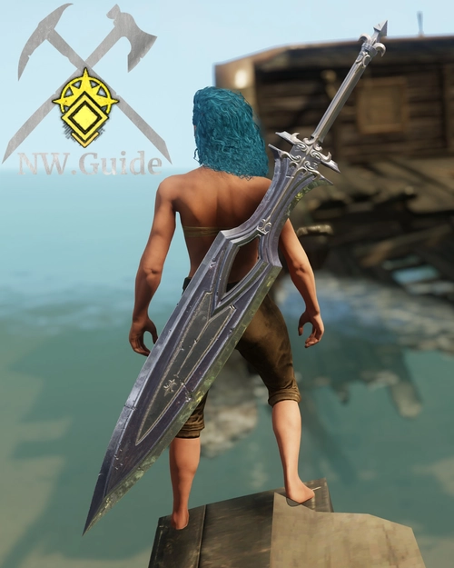 Screenshot of the crafted tier 4 Starmetal Greatsword