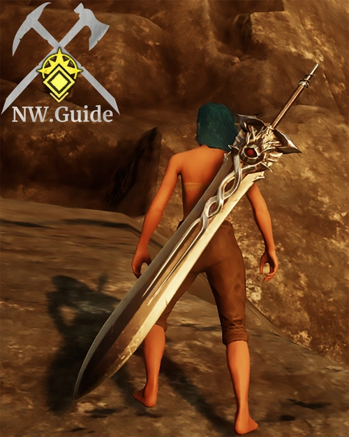 Screenshot of the Wicked Warriors Greatsword GS skin