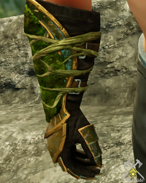 Super detailed picture of the Dryad Guard Gauntlets T5
