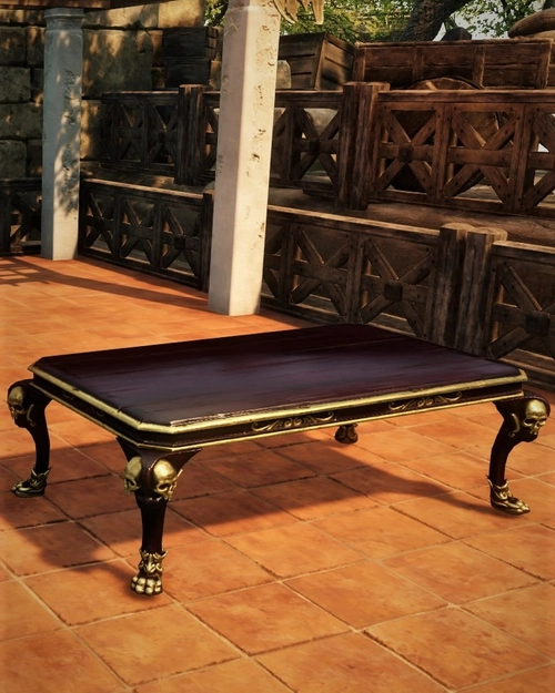 Black lacquered Dining Table
