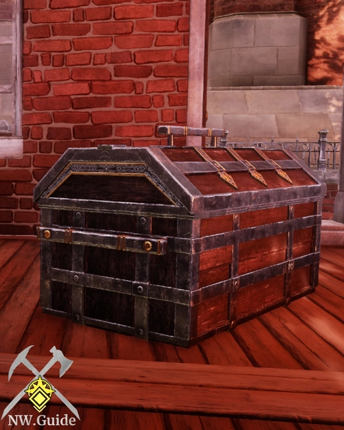 Side view on the Booty Storage Chest