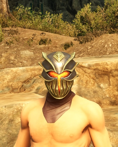 Wrapped Molten Mask of the Scholar