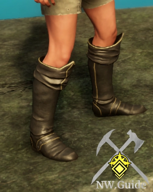 Photo of the Arcanist Shoes T4 made from the side
