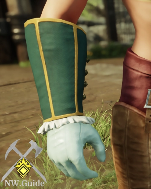 Screenshot of the Floral Regent Gloves crafted using pattern